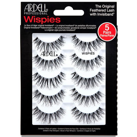 Ardell Lashes Wispies Multipack with Applicator, 5 Pairs