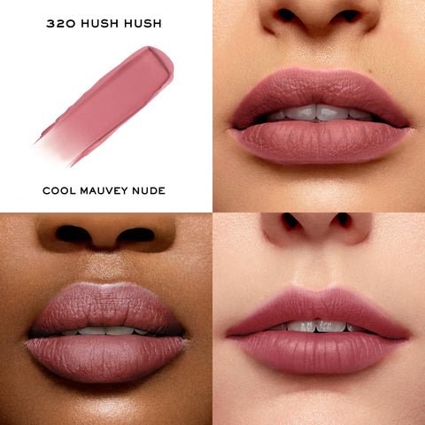 LancÃƒÆ’Ã†â€™Ãƒâ€ Ã¢â‚¬â„¢ÃƒÆ’Ã¢â‚¬Å¡Ãƒâ€šÃ‚Â´me L'Absolu Rouge Intimatte Hydrating Matte Lipstick - Buildable & Lightweight Formula with a Soft Matte Finish - Up To 12HR Comfort- 320 Hush Hush: cool mauvey nude