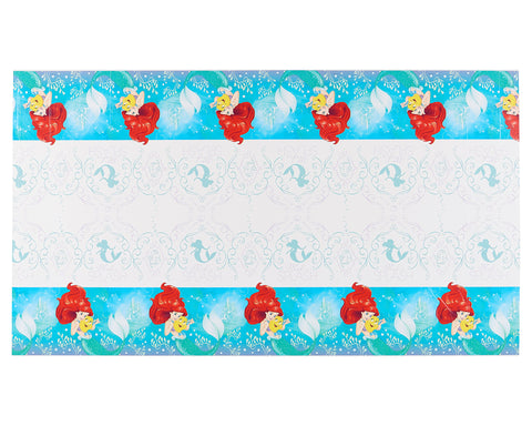 Amscan 571620 Plastic Table Cover | DisneyÃƒÆ’Ã¢â‚¬Å¡Ãƒâ€šÃ‚Â© Ariel Dream Big Collection | Party Accessory 1 ct