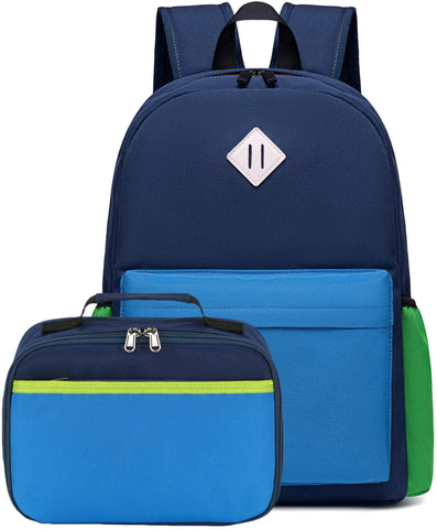 CAMTOP Backpack for Girls Boys Kids School Backpack with Lunch Box Preschool Kindergarten BookBag Set