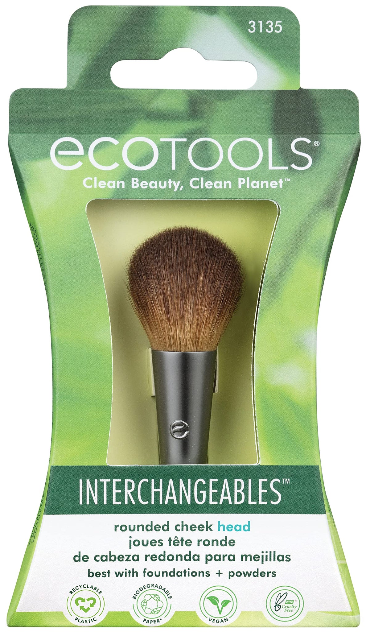 Rounded Cheek Head - Intercambiables: Cabezal Brocha Para Colorete Ecotools