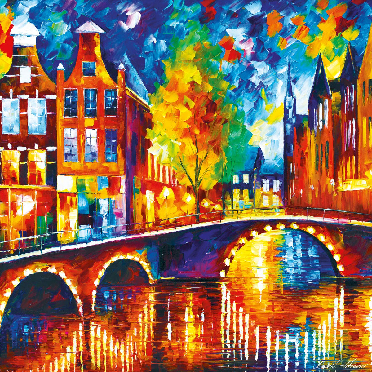 Buffalo Games - Amsterdam - 300 Large Piece Jigsaw Puzzle for Adults Challenging Puzzle Perfect for Game Nights - 300 Large Piece Finished Puzzle Size is 18.00 x 18.00