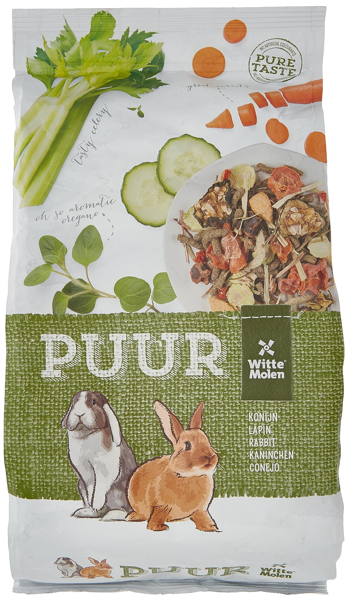 Puur Gourmet Granola food for young dwarf rabbit 2 kg