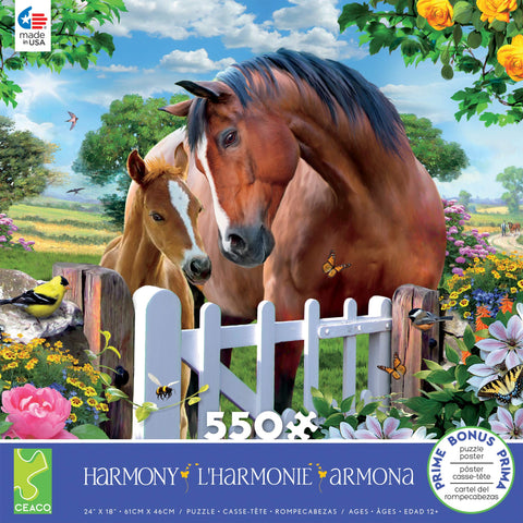 Ceaco - Harmony - At The Gardens Gate 2-550 Piece Jigsaw Puzzle