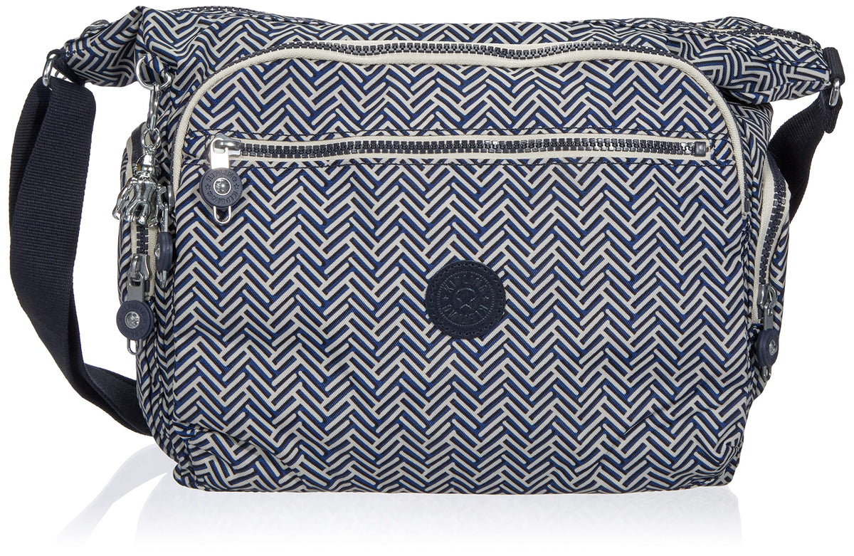 Kipling Womens Gabbie Crossbody Bags, Urban Chevron, Beige UK
