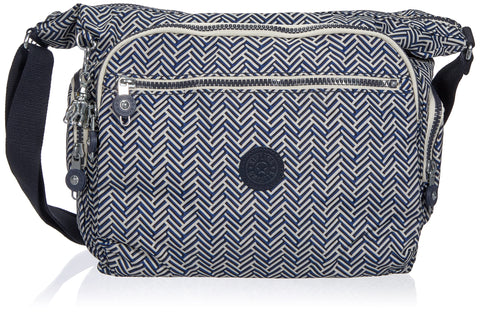Kipling Womens Gabbie Crossbody Bags, Urban Chevron, Beige UK