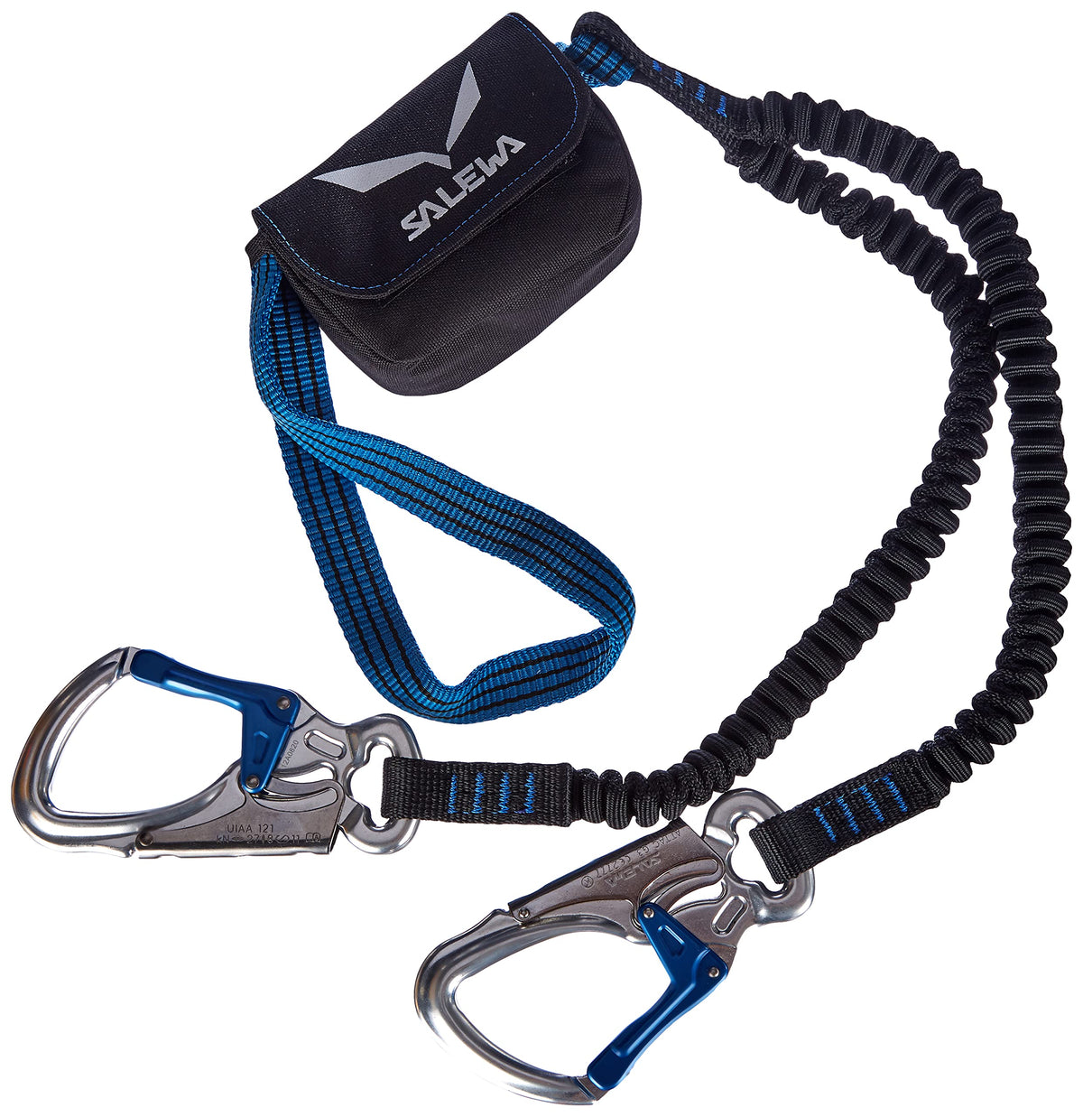 SALEWA Set Via Ferrata Premium Attac, Silver/Royal Blue, UNISEX