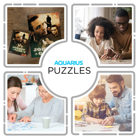 AQUARIUS Johnny Cash Puzzle (500 Piece Jigsaw Puzzle) - Glare Free - Precision Fit - Officially Licensed Johnny Cash Merchandise & Collectibles - 14 x 19 Inches