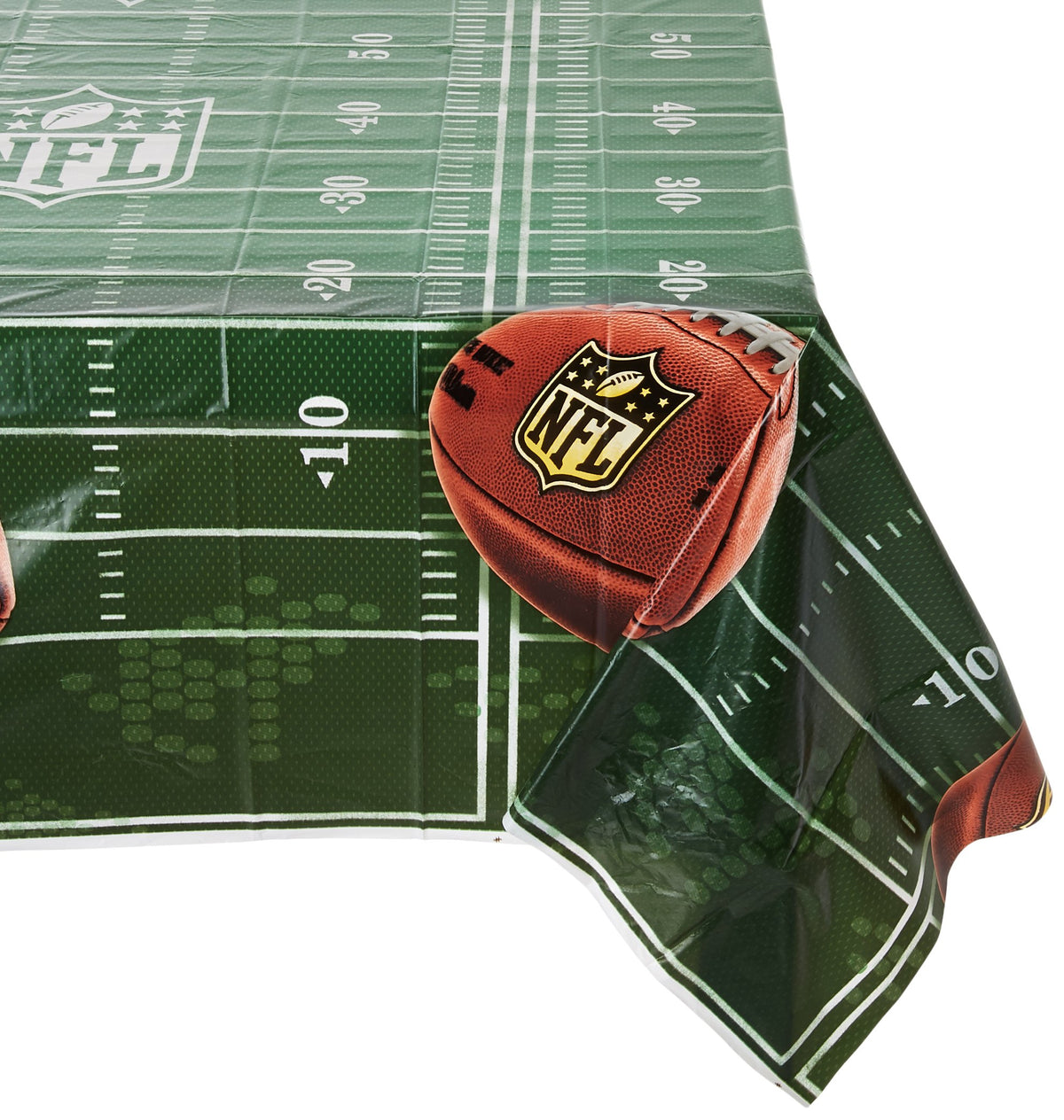 Amscan "NFL Drive Collection" Printed Plastic Table Cover for Party, 6 Ct.