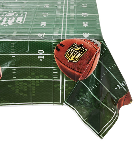 Amscan "NFL Drive Collection" Printed Plastic Table Cover for Party, 6 Ct.