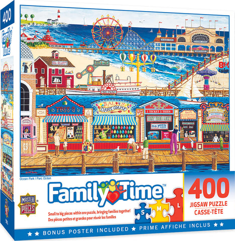 MasterPieces 400 Piece Jigsaw Puzzle For Adults, Family, Or Youth - Ocean Park - 18"x24"