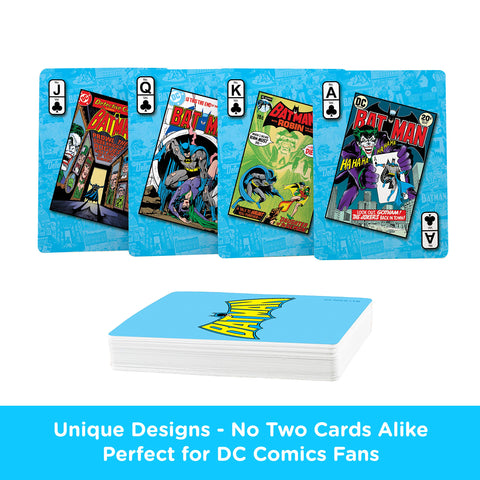 AQUARIUS DC Batman Playing Cards - Batman Themed Deck of Cards for Your Favorite Card Games - Officially Licensed DC Comics Merchandise & Collectibles