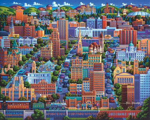 Dowdle Jigsaw Puzzle - Syracuse - 1000 Piece