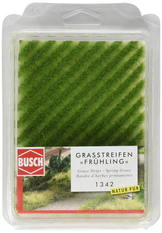 Busch 1342 Grass Strips Verge/Spring HO Scenery Scale Model Scenery