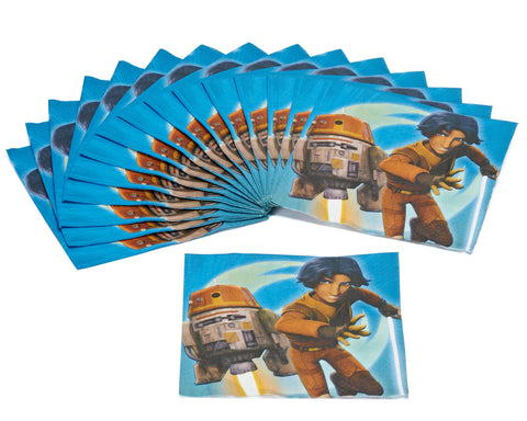 Amscan 511841 Star Wars RebelsÃƒÆ’Ã†â€™Ãƒâ€šÃ‚Â¢ÃƒÆ’Ã‚Â¢ÃƒÂ¢Ã¢â‚¬Å¡Ã‚Â¬Ãƒâ€¦Ã‚Â¾ÃƒÆ’Ã¢â‚¬Å¡Ãƒâ€šÃ‚Â¢ Luncheon Napkins, 16 pcs, Party Favor
