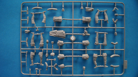 Master Box German Captives 1944 (5 and 1 Russian Soldier) Figure Model Building Kits (1:35 Scale)