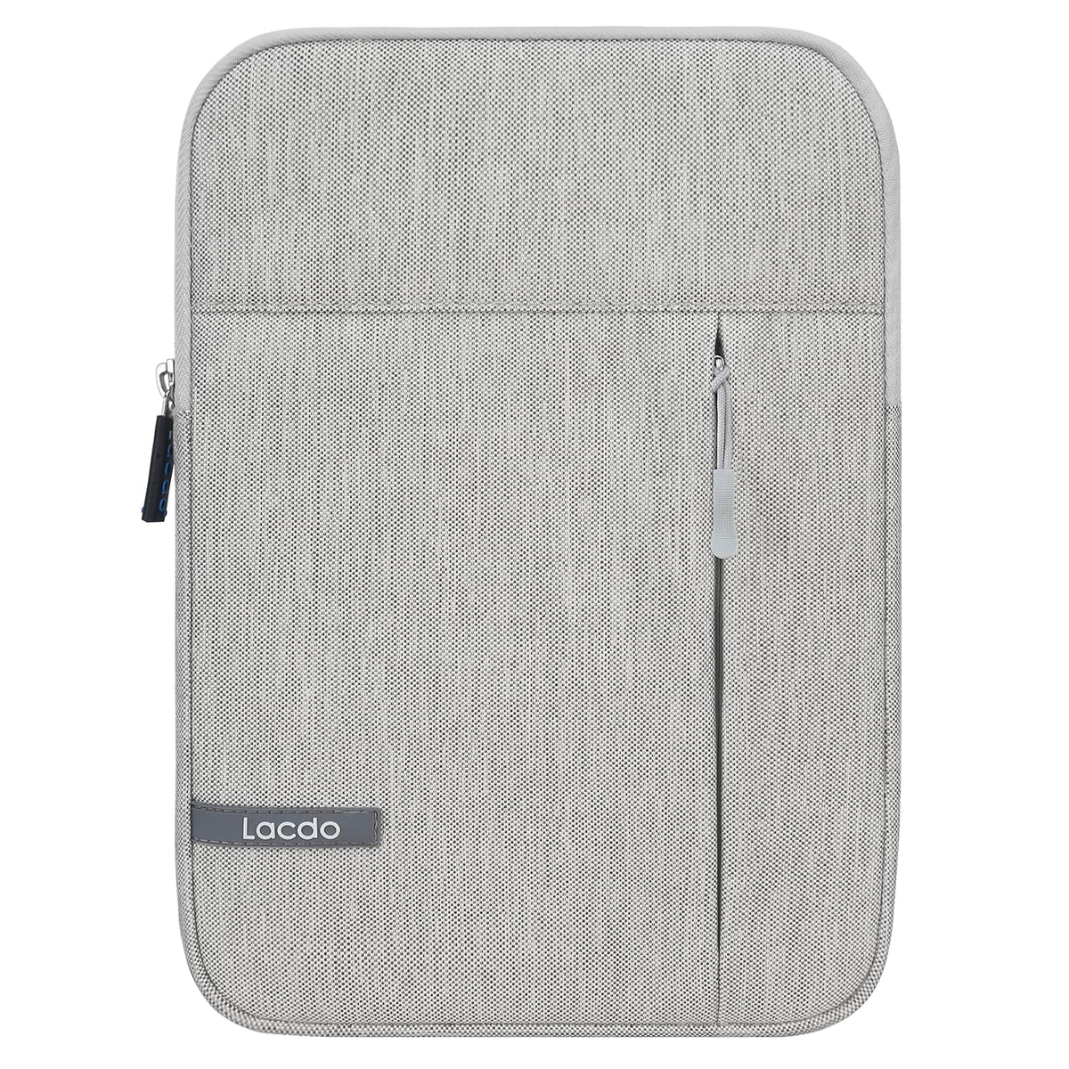 Lacdo iPad Mini 7 Sleeve, iPad Mini Case Bag, Tablet Sleeve Portable Case for iPad Mini 7 (A17 Pro)/6/5/4/3/2, Lenovo Tab M8, Samsung Galaxy Tab A7 Lite 8.7" / Galaxy Tab A 8.0" Tablet Bag, Gray
