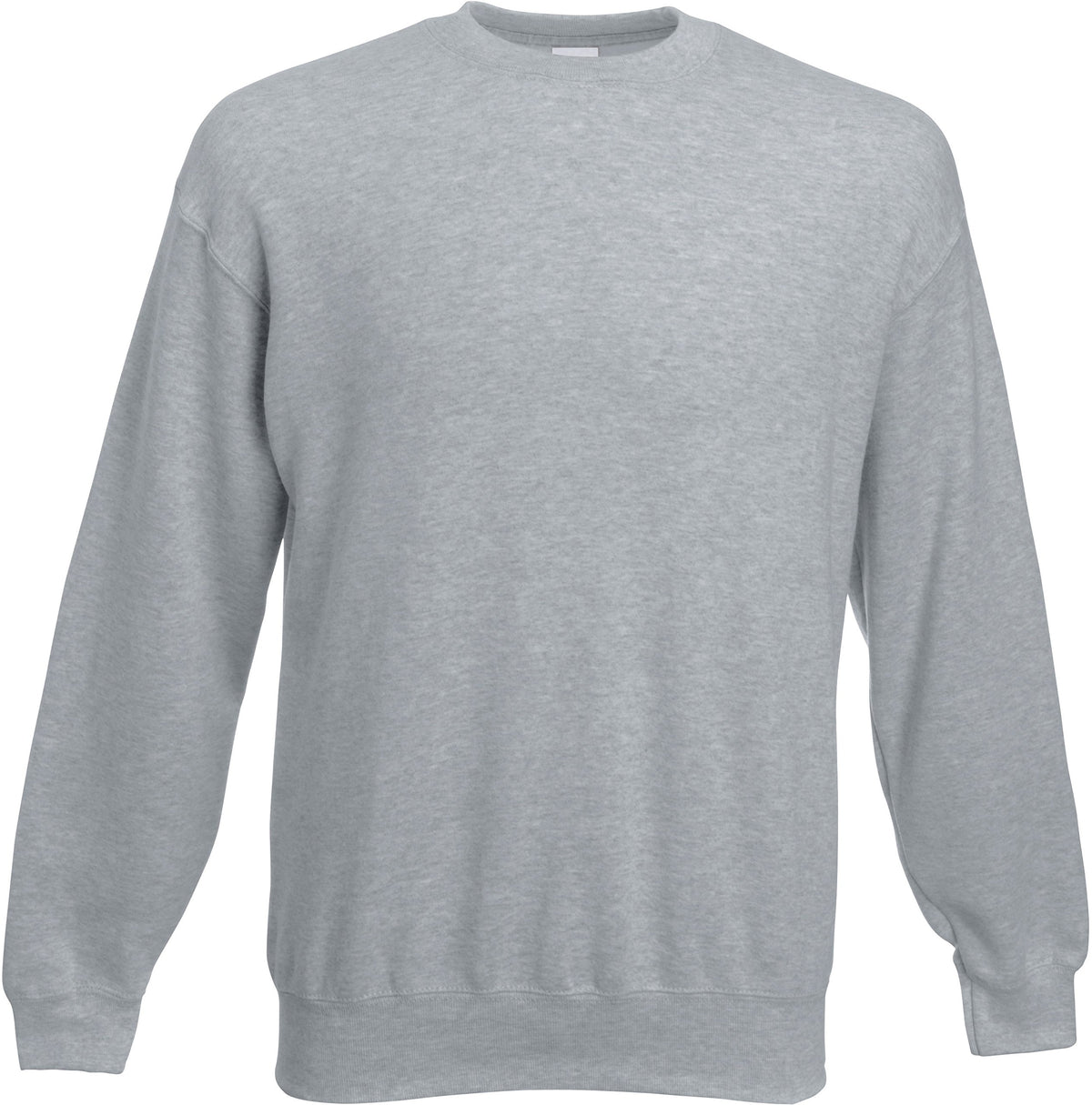 Fruit of the Loom Mens Classic Set-In Sweat Sweatshirt, Heather Grey, Medium