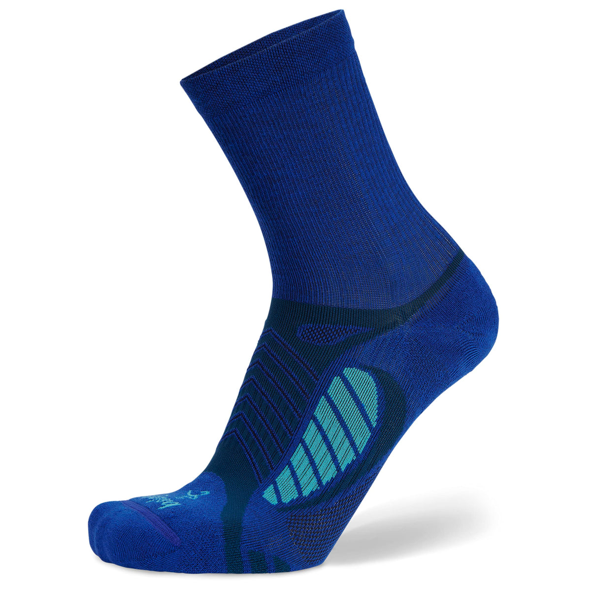 Balega Ultralight Lightweight Performance Crew Athletic Running Socks for Men and Women (1 Pair), Cobalt, Large