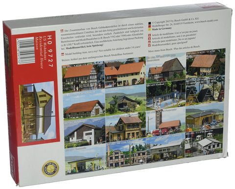 Busch 9727 Residential House HO Structure Scale Model Structure