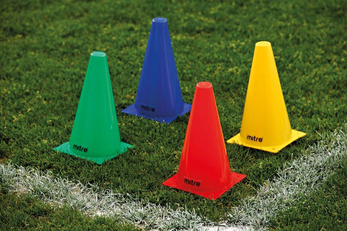 Mitre A3008 Mini Cones - Set of 4, Yell/Grn/Blu/Red
