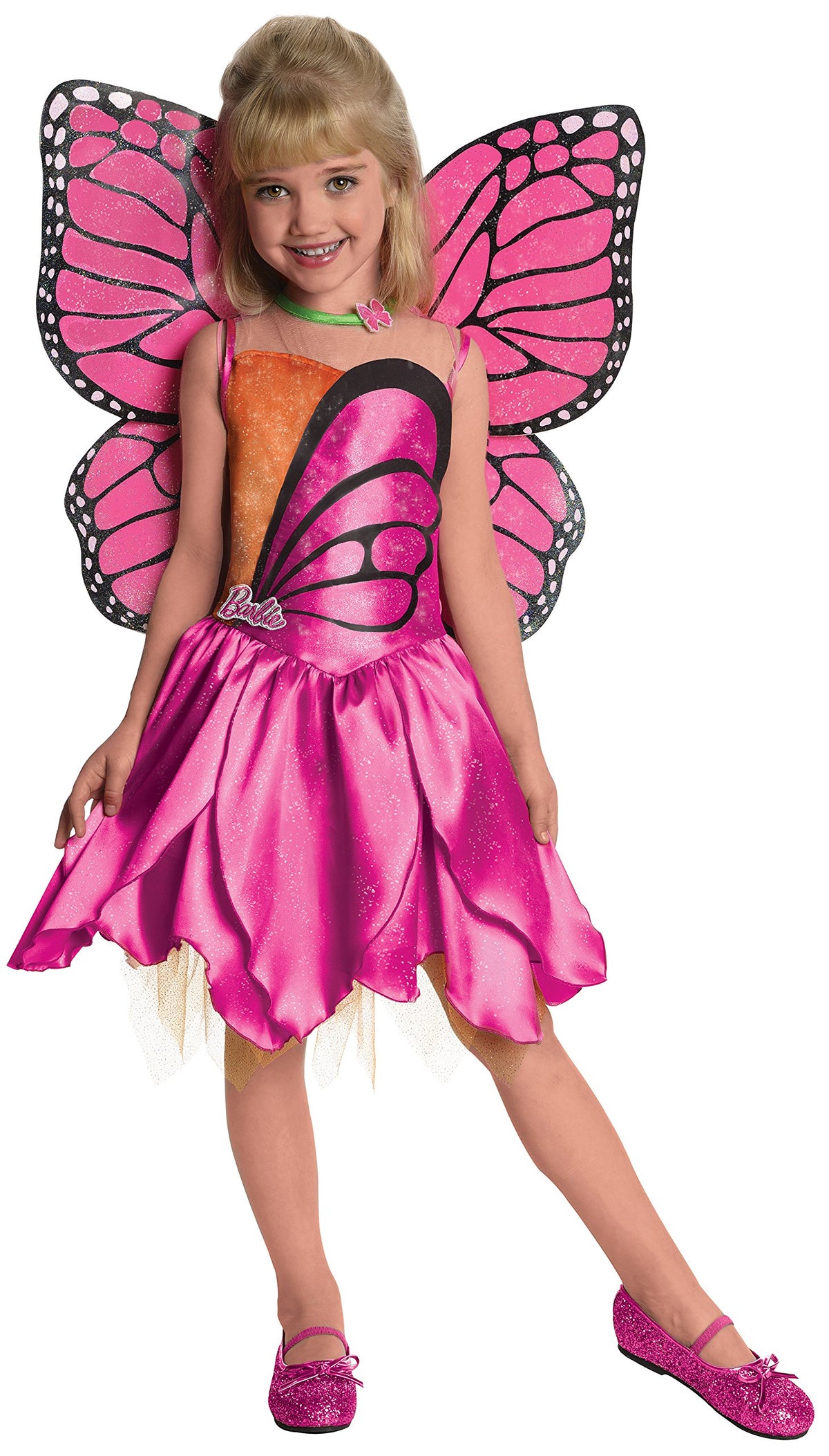 Barbie Fairytopia Mariposa and Her Butterfly Fairy Friends Deluxe Mariposa Costume, Toddler 1-2