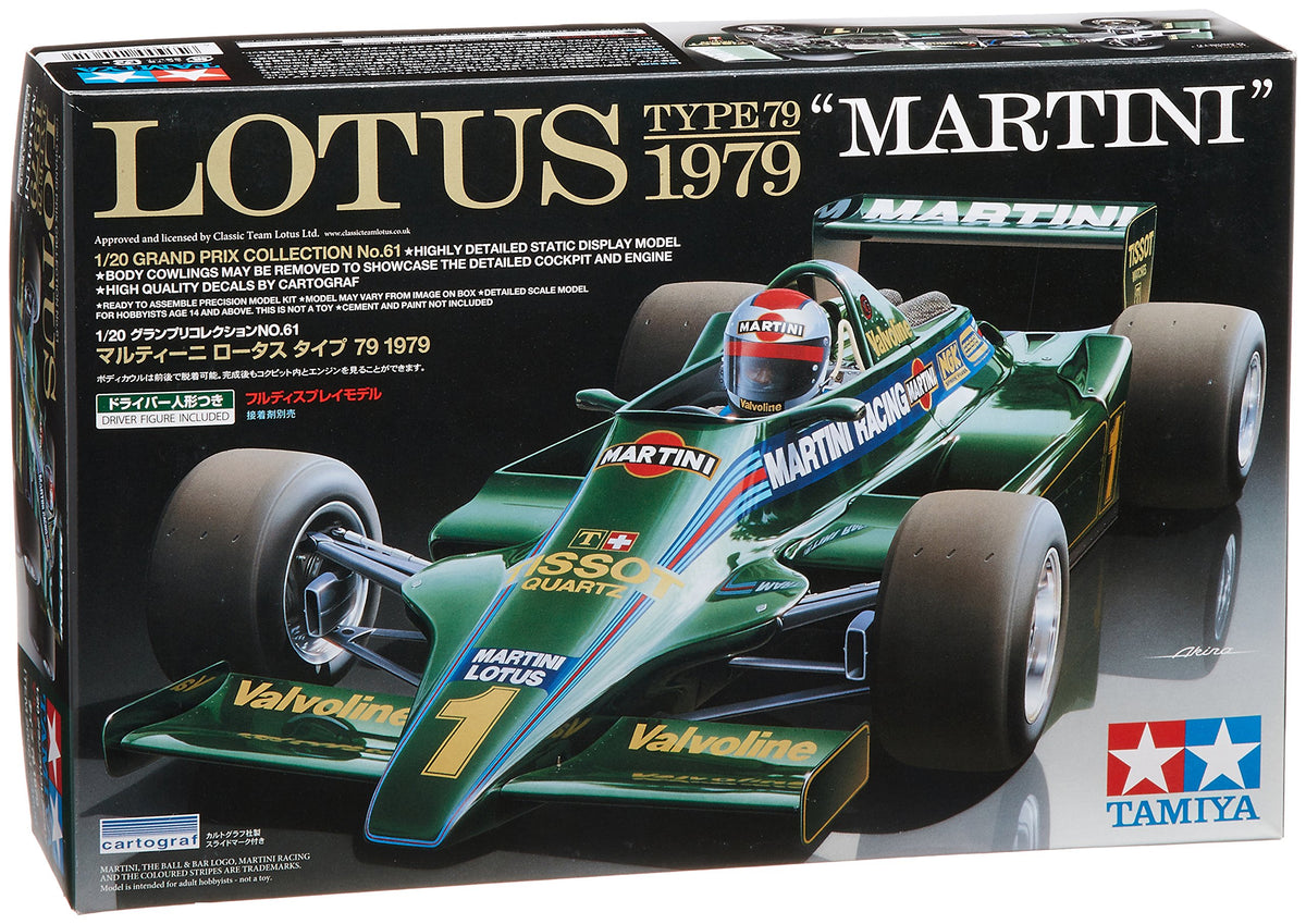 Tamiya 20061 1/20 Lotus Type 79 1979 "Martini Plastic Model Kit