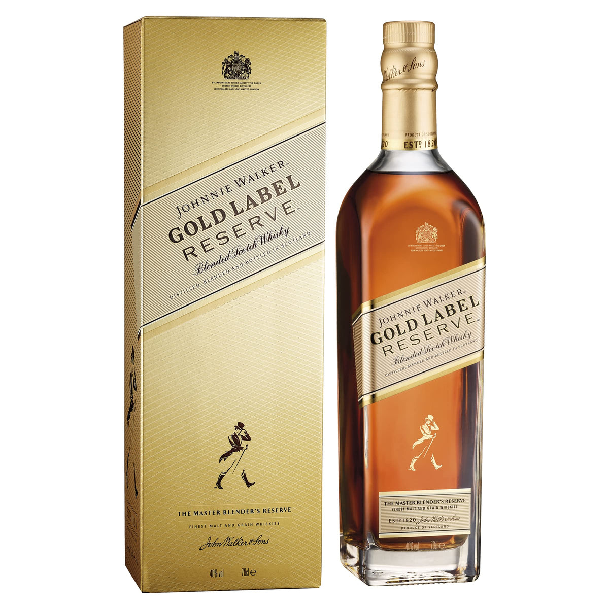 Johnnie Walker Gold Label Limited Edition | Blended Scotch Whisky | 40% vol | 70cl | Award-Winning Scottish Whisky | Notes of Fruit | Vanilla | Spice & Smokiness (Packaging May Vary)
