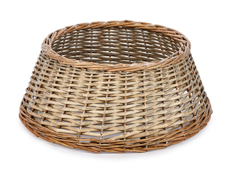 Premier Decorations 60cm Diameter Rattan Tree Skirt (Grey)