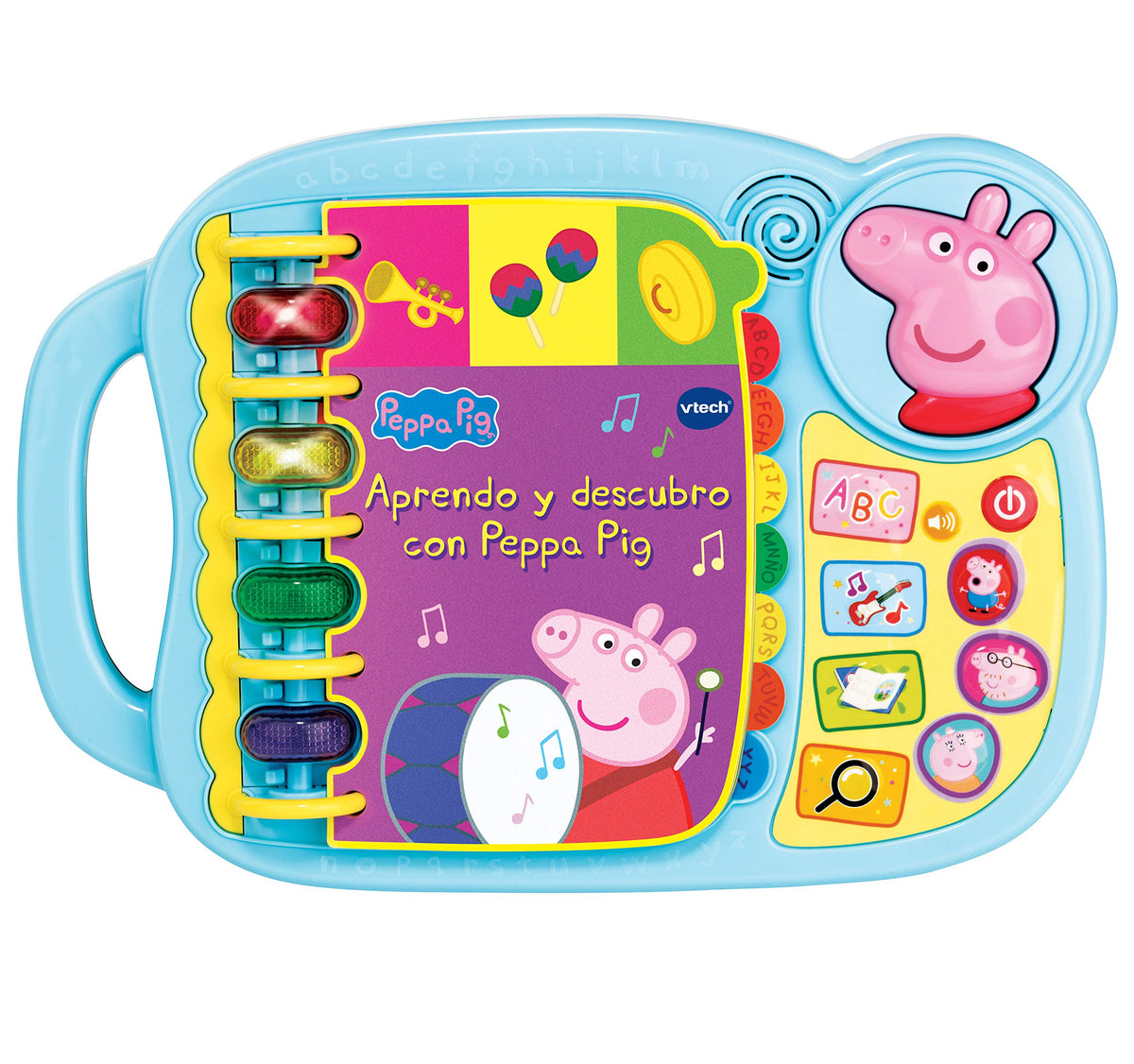 VTECH - Learn and Discover with Peppa Pig Childrens Book that Teaches the Alphabet and New Paddles, Multicoloured, One Size (3480-518022), Assorted Colour/Model