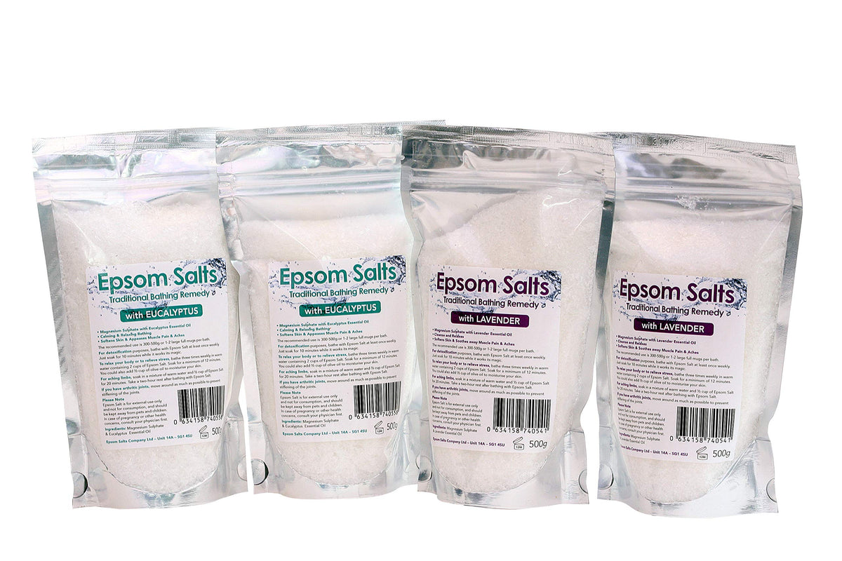 Epsom Salts with Eucalyptus & Lavender 2 x 1 Kg