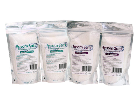 Epsom Salts with Eucalyptus & Lavender 2 x 1 Kg