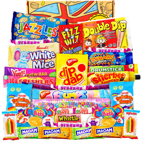 Heavenly Sweets - Retro Sweets Gift Box - Party Sweets - Gift Box of Sweets Candy & Chocolate for Birthday Easter and Mothers Day - Old Fashioned Sweets, gifts for him, candy gifts for women