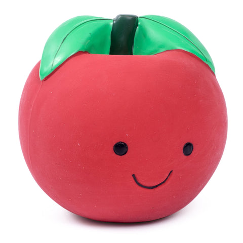 Petface Latex Tomato Soft Chew Dog Toy, Small