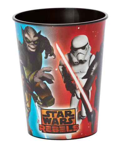 amscan Star Wars Rebels Cup, Party Favor Blue/Red, 16 oz.