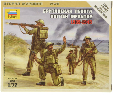 Zvezda Models 1939-1945 British Infantry Kit
