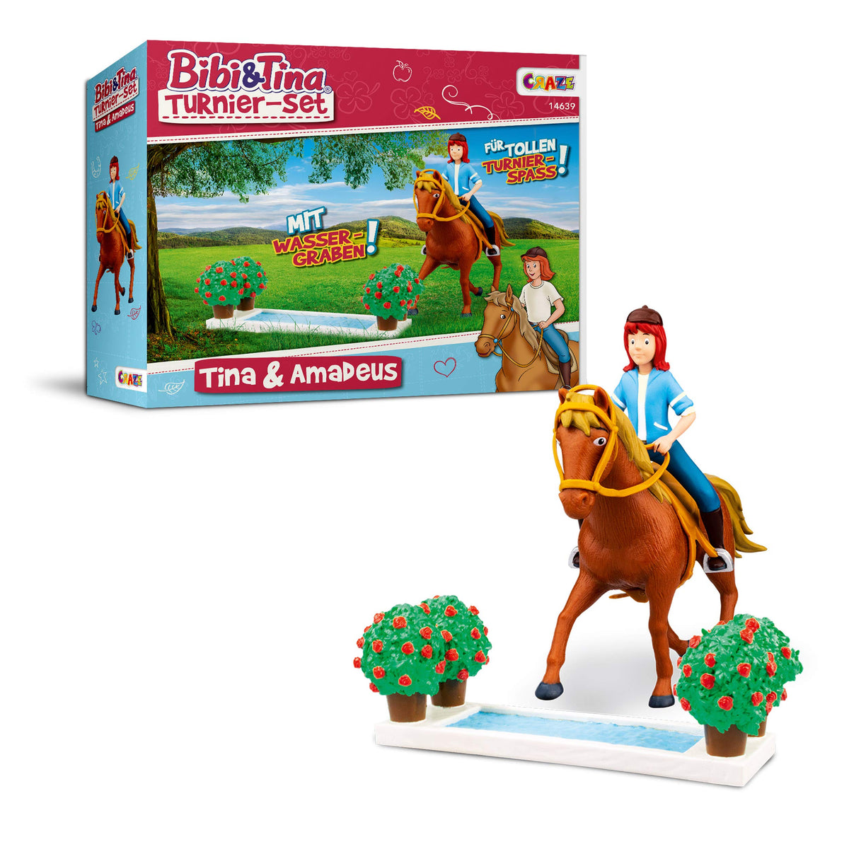 CRAZE Bibi & Tina Tournament Set - Tina and Amadeus 14639