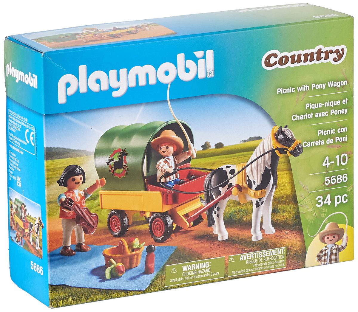 Playmobil Picnic with Pony Wagon Playset