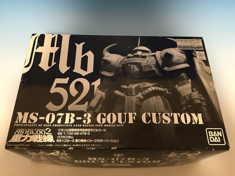 Gundam IGLOO 2 MS-07B-3 Gouf Custom 1/100 MG (Limited Edition) Model Kit