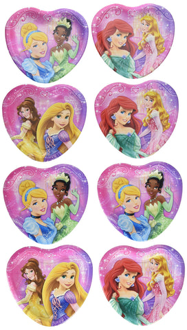 Disney Princess Heart 7" Plates