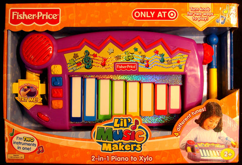 Lil' Music Makers 2-in-1 Piano to Xylo