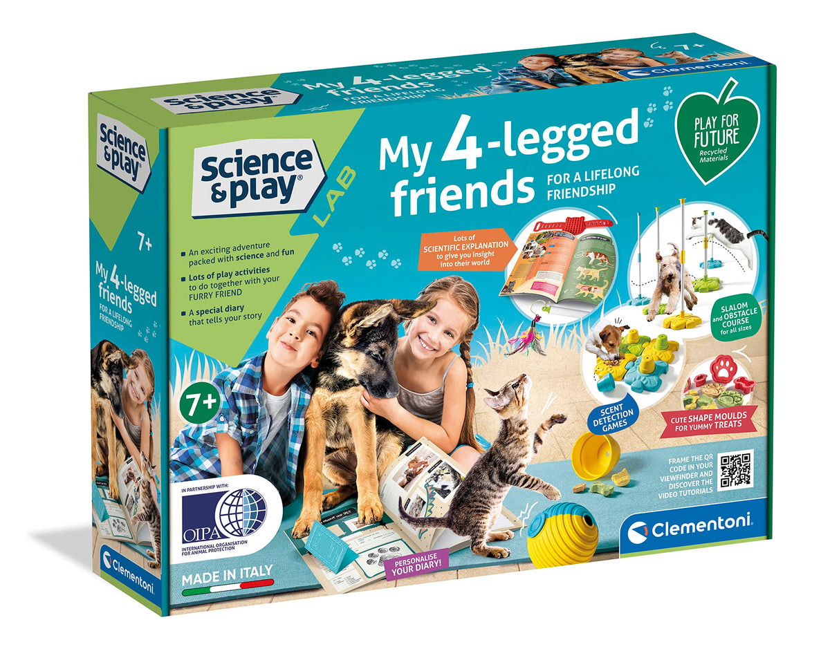 Clementoni - Science&Play Science Pet Lab Kit: Educational and Scientific Toys for Kids, Fun Learning Activity, Ideal STEM Gift, Multicolour, English Version (7+ Years)