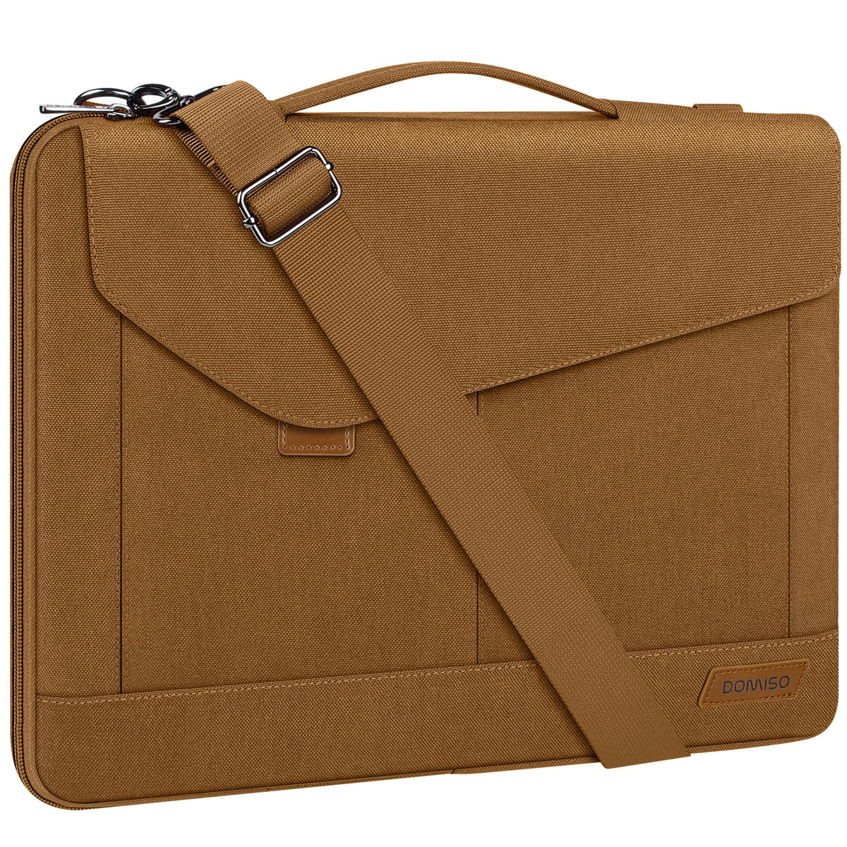 DOMISO 17-17.3 Inch Laptop Sleeve Bag Business Briefcase Messenger Bag Compatible with 17.3" Dell Computer/HP Pavilion 17/ProBook 470/MSI GS73VR Stealth PRO/Dell/Lenovo/Acer/ASUS,Brown ÃƒÆ’Ã†â€™Ãƒâ€šÃ‚Â¢ÃƒÆ’Ã‚Â¢ÃƒÂ¢Ã¢â€šÂ¬Ã…Â¡Ãƒâ€šÃ‚Â¬ÃƒÆ’Ã¢â‚¬Å¡Ãƒâ€šÃ‚Â¦
