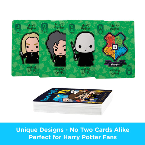 AQUARIUS Harry Potter Playing Cards - Chibi Themed Deck of Cards for Your Favorite Card Games - Officially Licensed Harry Potter Merchandise & Collectibles