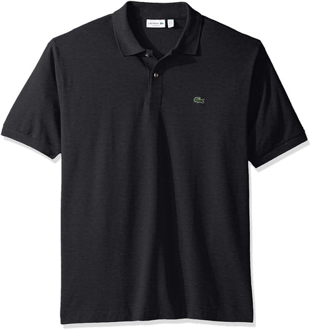 Lacoste Men's Short Sleeve Pique Polo, Urban Grey Chine, Small