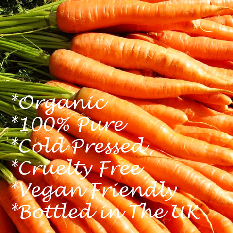 Feelia - Organic Carrot Seed Oil - Cold Pressed, Nourishing, 100% Pure & Natural, Premium Quality for Skin & Hair Care, All Skin Types