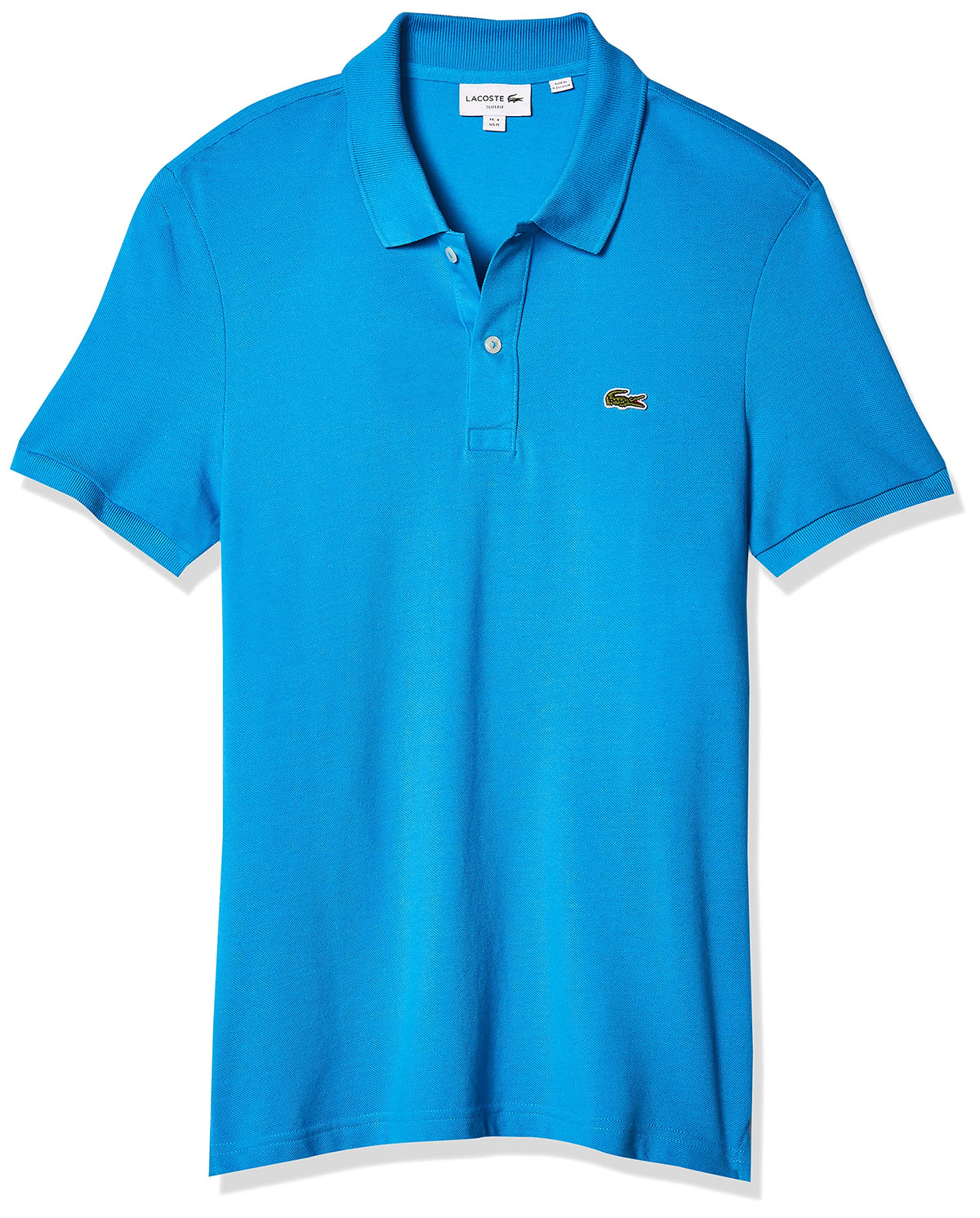 Lacoste Mens Men's Short Sleeve Classic Pique Polo Shirt, Ibiza, X-Large