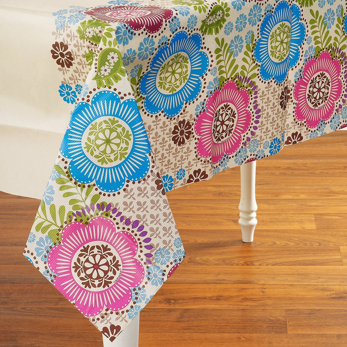Amscan - Fashion Floral Paper Tablecover