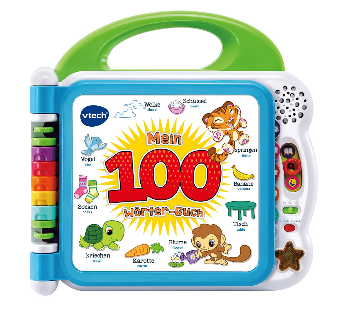Vtech 80-601504 Mein 100-Woerter-Buch Baby Books, Colourful