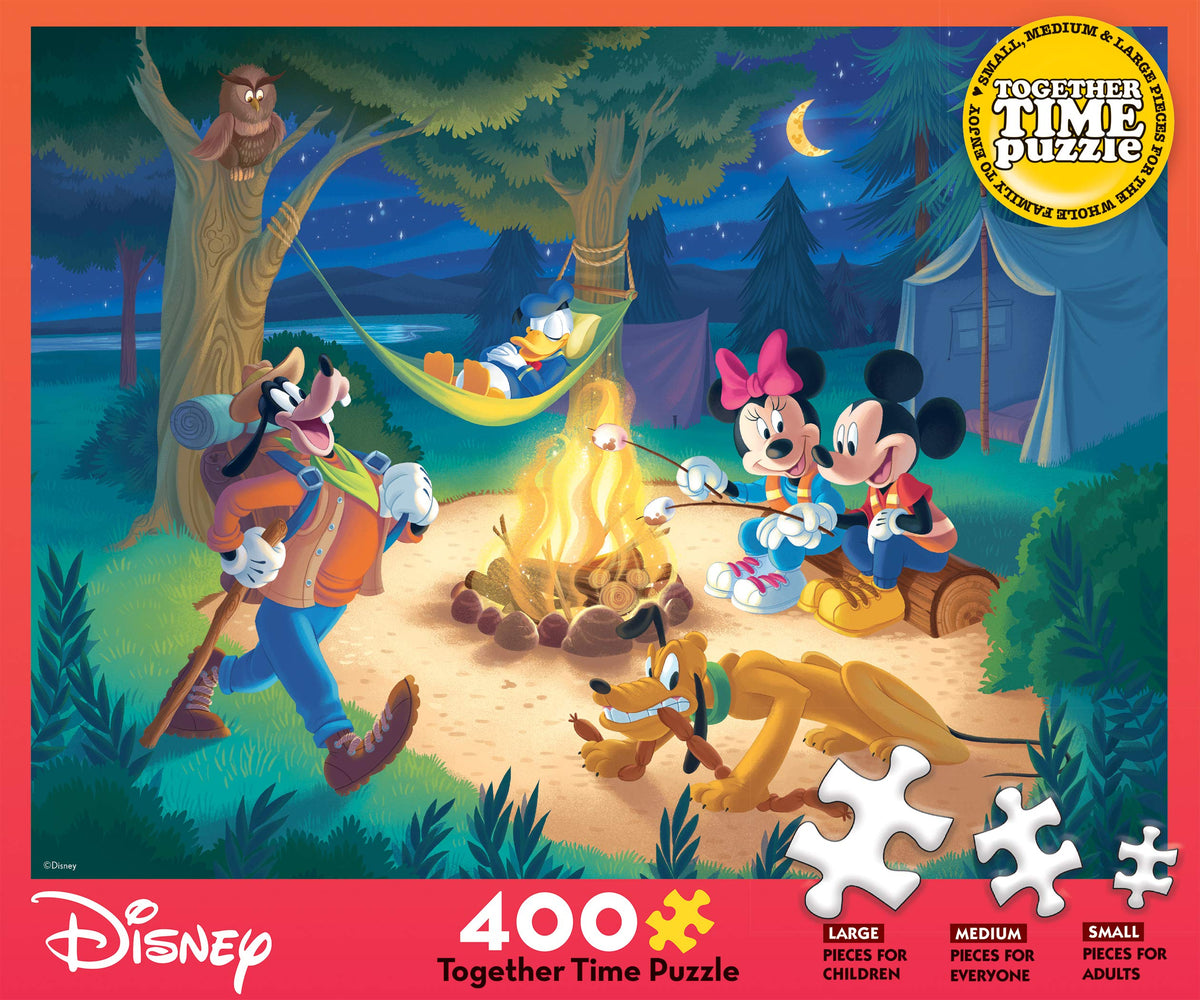 Ceaco - Disney - Together Time Collection - Campfire - 400 Piece Jigsaw Puzzle